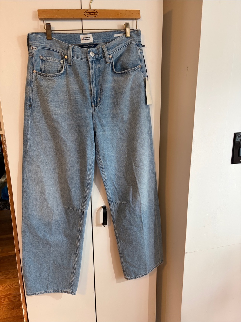 Anthropologie x Citizens of Humanity Miro High-Rise Tapered Crop Jeans 28 NWT - Picture 7 of 15